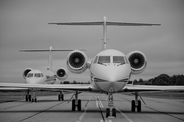 Gulfstream Aerospace Gulfstream IV (N327TL) - N240CX in background.