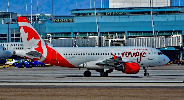 Airbus A319 (C-GARO) - C-GARO  Air Canada Rouge 1997 Airbus A319-114 (cn 757) - McCarran International Airport (LAS / KLAS)br /USA - Nevada December 5, 2015br /Photo: Tomás Del Coro