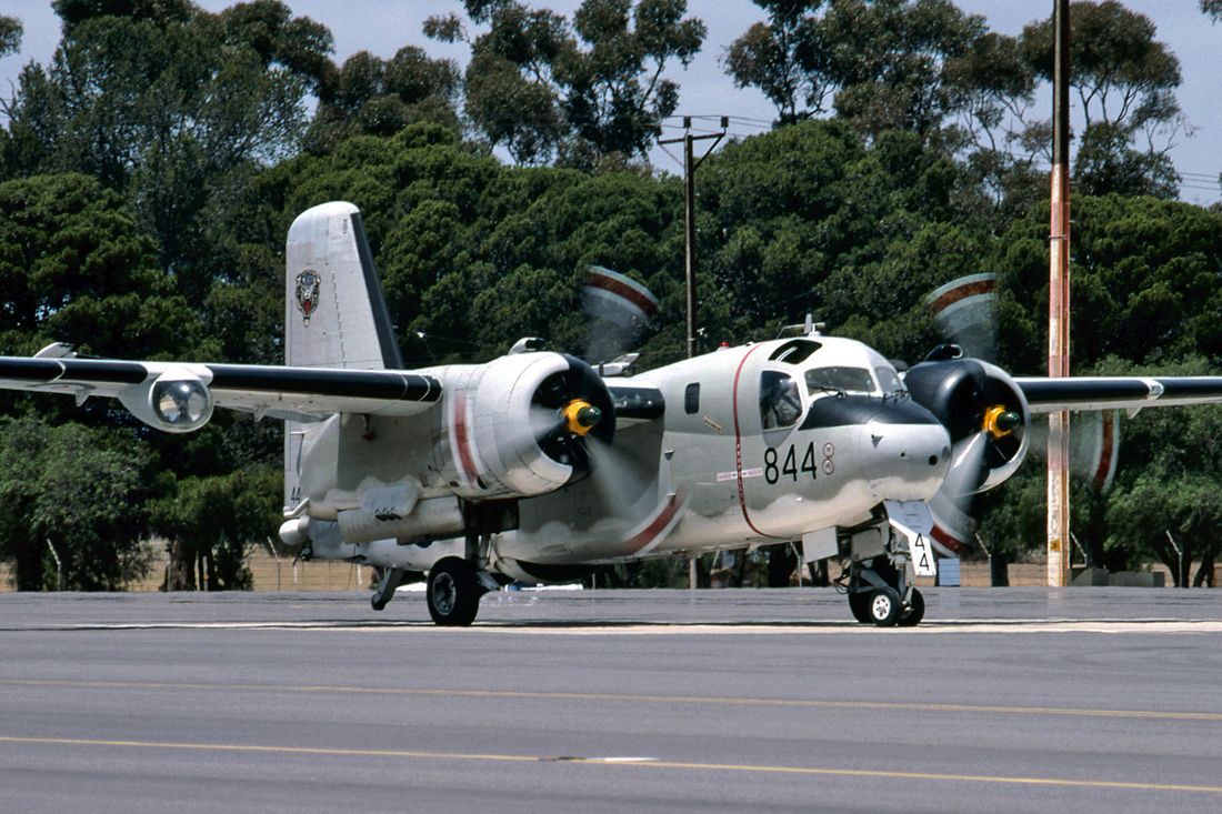 VH-NVX — - RAN FLEET AIR ARM HISTORIC FLIGHT - GRUMMAN 2-2G TRACKER (G-121) - REG : VH-NVX / 844/N12-152333 (CN 220C) - EDINBURGH RAAF BASE ADELAIDE SA. AUSTRALIA - YPED 11/11/1995