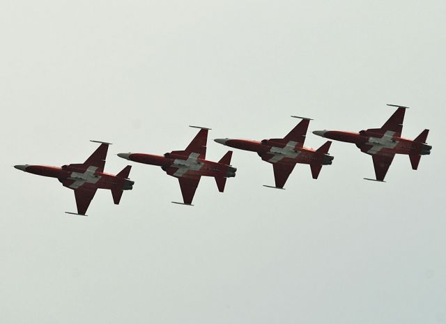 — — - Patrouille Suisse at ILA 2010 Berlin