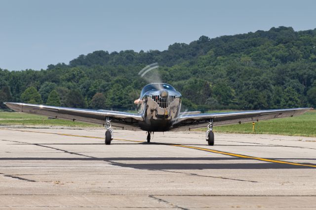 TEMCO Swift (N3321K) - A 1946 Globe Swift taxis into Lunken Airport.