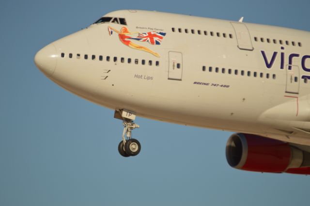 Boeing 747-400 — - Hot lips.. No Kidding.. 