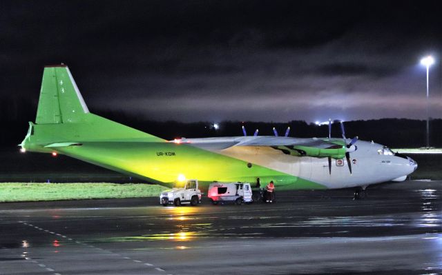 Antonov An-12 (UR-KDM) - cavok air an-12bk ur-kdm arriving in shannon from st.johns 30/11/20.