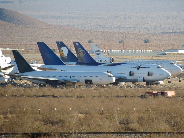 BOEING 767-200 — - An ex-Air Canada Boeing 767-200 and some 747s, including one ex-Aerolineas Argentinas example, are seen at Mojave.