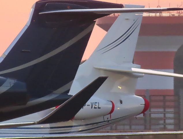 Dassault Falcon 7X (PP-VEL) - Photo taken on Oct 24, 2023.br /SAN-NRT