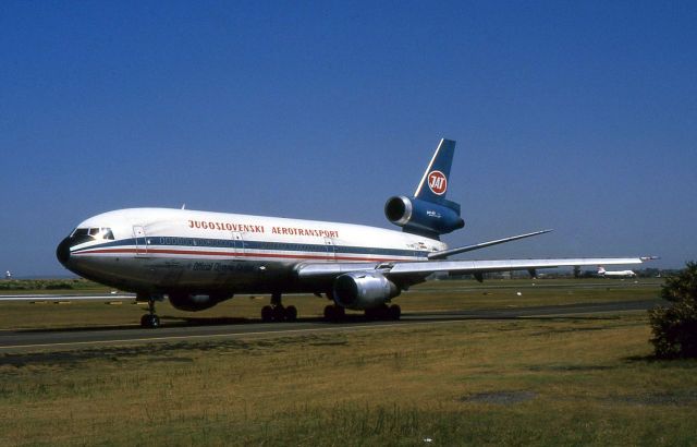 McDonnell Douglas DC-10 (YU-AMB) - Dc10-30 YU-AMB of JAT at Sydney Airport 1983