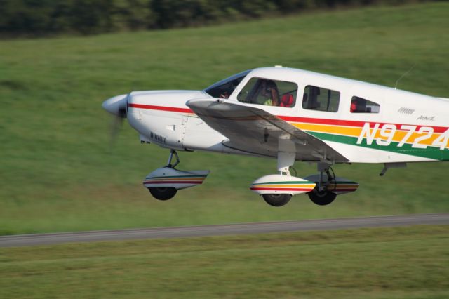 Piper Cherokee (N9724K) - First solo on a gorgeous August morning, 2017. 