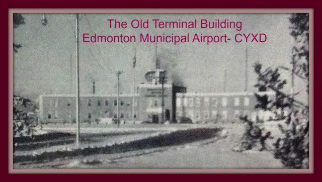 — — - Up until the early 1970s this was the terminal building at the Edmonton Municipal Airport, which at times was also called the Edmonton Industrial Airport. Memories anyone? Sure a lot for me growing up eight blocks away!