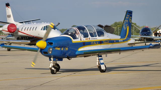 OGMA TB-30 Epsilon (N86TW) - One of two TB30’s taxiing past at Oshkosh. br /br /7/28/23