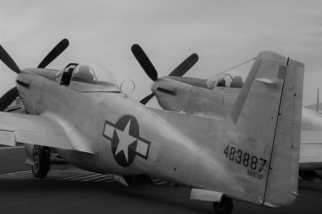 N887XP — - Twin Mustang at rest......br /br /EAA 2019 / Going to miss Oshkosh this year !!