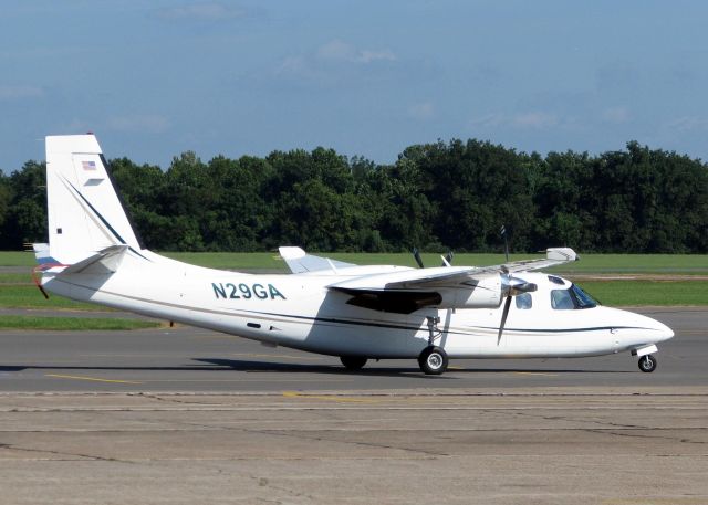 Rockwell Turbo Commander 690 (N29GA) - At Downtown Shreveport.