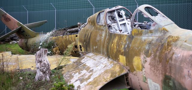 — — - This a USAF recon fighter-bomber. Saw service for 34 years in 11 Allied countries.       br /Oakland Aviation Museum 