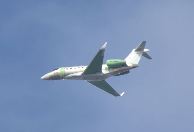 Hawker 800 (N299GA) - On approach into Belfast International on delivery flight from Israel.  (With gratitude to Smudge)