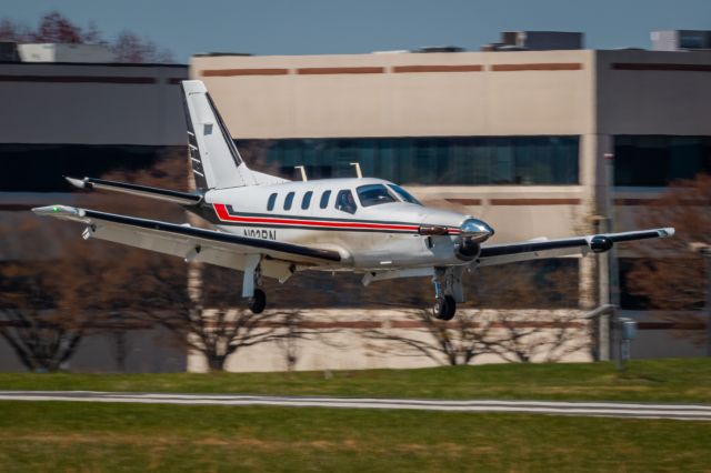 Socata TBM-700 (N93BN) - 1992 SOCATA TBM 700, N93BN landing at KLOM (Wings Field)