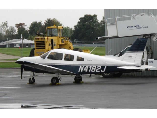 Piper Cherokee (N4182J) - At the Buffalo airport.