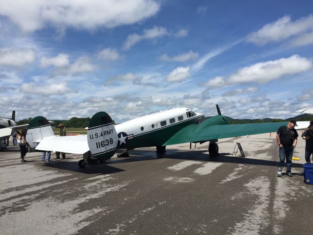 Beechcraft 18 (N75BB) - Date Taken: June 22, 2019br /Airport: London-Corbin Airport