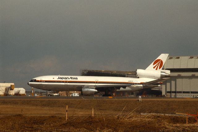 McDonnell Douglas DC-10 (JA8531) - Departure at Narita Intl Airport Rwy34 on 1988/01/15