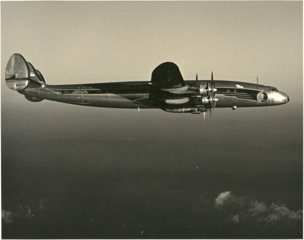 Lockheed EC-121 Constellation (N6203C) - My dad was southbound to Miami from NY in a Martin 404 when Dick Merrill came pulling up alongside "Hey Nick, Look what I got". This must have been one the first of the Super C Connies. Im guessing the picture is from 1952. Can you imagine doing this today? The pax would be lined up to sue for reckless endangerment or some such crap. At Chalks we flew close many times and nobody ever complained. Not these days I bet. 