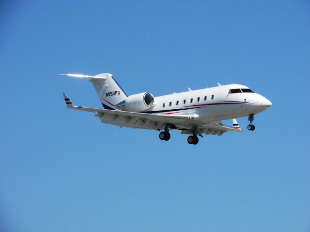 Canadair Challenger (N950PG) - Landing on RWY 20R