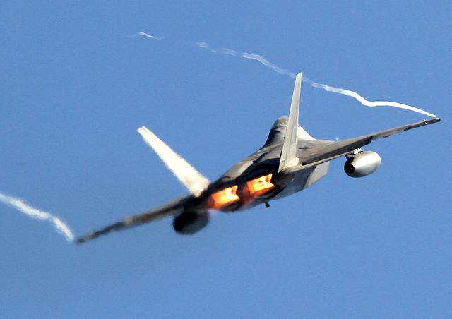 — — - Another airshow photo of an F-22 Raptor