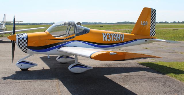 Vans RV-12 (N319RV) - A VANS RV-12 on the ramp at NW Alabama Regional Airport, Muscle Shoals, AL - June 10, 2017.