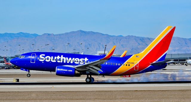 Boeing 737-700 (N913WN) - N913WN Southwest Airlines 2008 Boeing 737-7H4  (cn 29840/2536) - Las Vegas - McCarran International Airport (LAS / KLAS)br /USA - Nevada October 7, 2016br /Photo: Tomás Del Coro