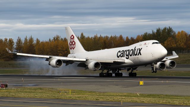 Boeing 747-400 (LX-JCV) - Taken on 10-3-2020