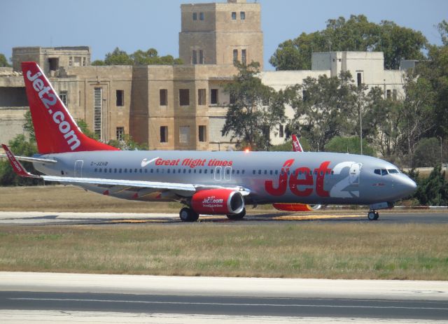 Boeing 737-700 (G-JZHB) - G-JZHB arriving Luqa, Malta on 25.05.17 on LS131 from Glasgow.