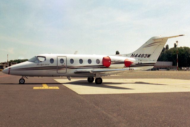 Beechcraft Beechjet (N4483W) - Seen here on 29-May-04.  Exported to Netherlands 22-Sep-11 where it became PH-DTP. 