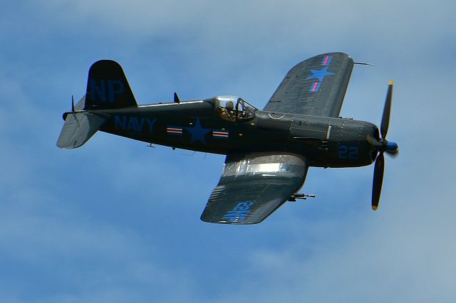 F-AZEG — - Chance Vought F4U-5NL Corsair, Ownergroup:  Amicale Jean Baptiste Salis, near Paris France.  Here seen at the Meeting "RIO 2.3" in Ecuvillens (Switzerland)