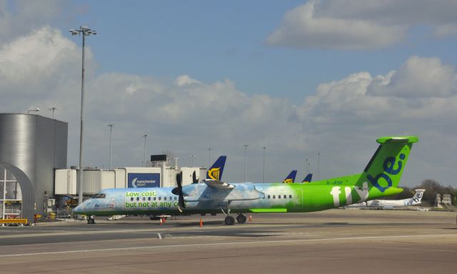 de Havilland Dash 8-400 (G-JEDP) - Flybe De Havilland Canada DHC-8-402Q Dash 8 G-JEDP in Manchester