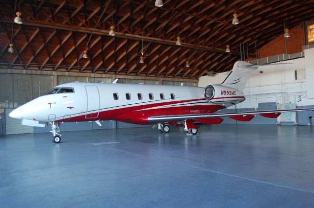 Cessna Citation III (N993MC) - In the hangar at Skyline Aviation in San Angelo