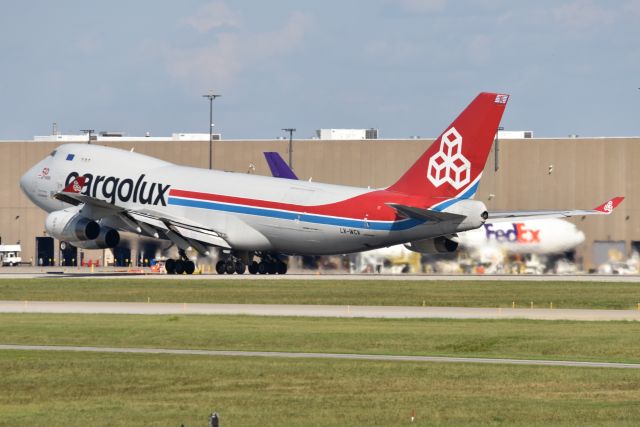 Boeing 747-400 (LX-WCV) - 5-R departure on 09-05-21 bound for LUX.