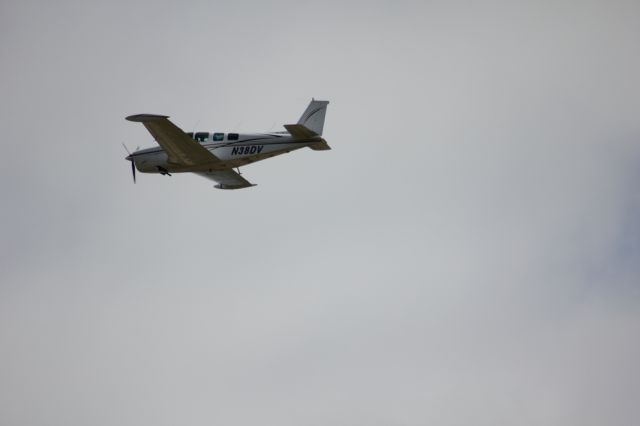 Beechcraft Bonanza (36) (N38DV) - n38dv taking off from KRFD, headed to Oshkosh 2013