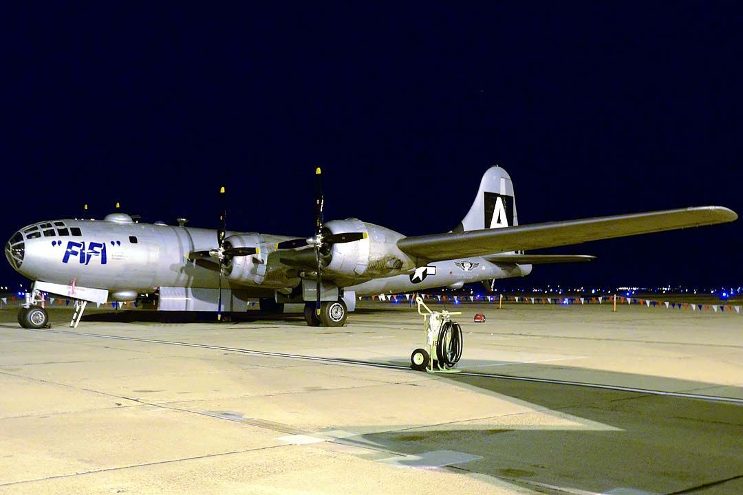 Boeing B-29 Superfortress (N529B) - Boeing B-29 Superfortress N529B Fifi at Phoenix-Mesa Gateway Airport on March 2, 2013