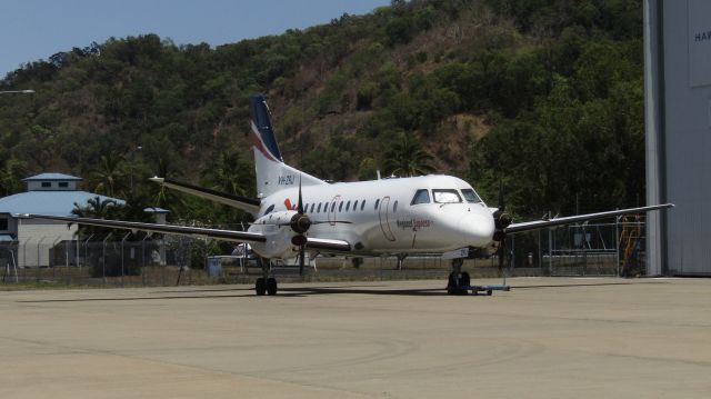 Saab 340 (VH-ZRJ) - Beat on by the harsh sun.