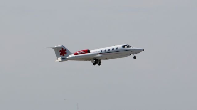 Learjet 35 (N51GJ) - GLOBAL JETCARE INC.BROOKSVILLE, FL, US (Corporation). Airborne off runway 4.