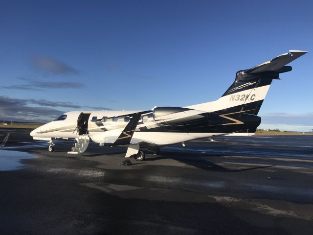 Embraer Phenom 300 (N32KC) - Beautiful day in Reykjavik, Iceland