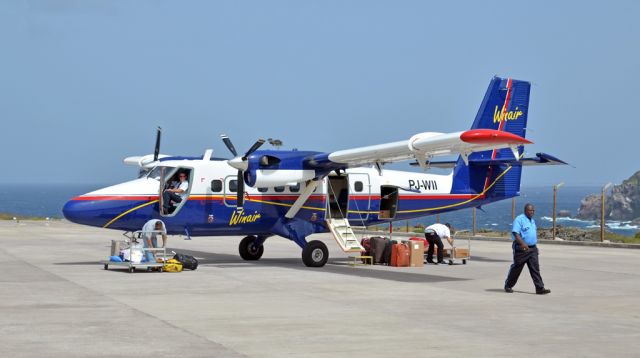 De Havilland Canada Twin Otter (PJ-WII) - Fast SABA turn arounds.