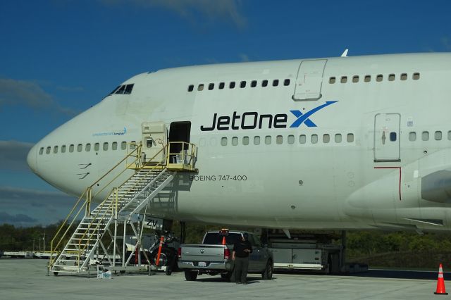 Boeing 747-400 (VQ-BZV) - Longtail Aviation's new pickup, a JetOneX (former Virgin Atlantic) 747 which is a frequent visitor to RFD.