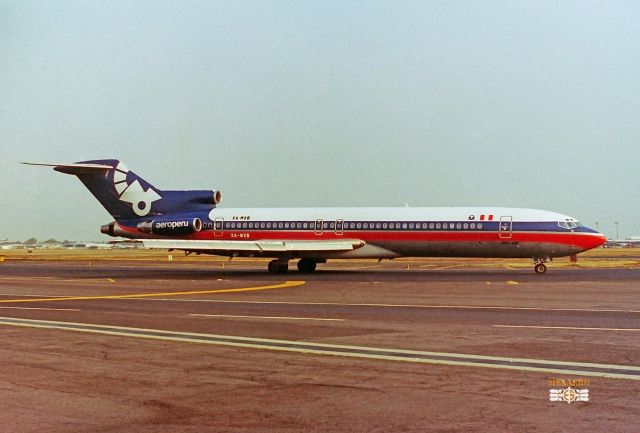 BOEING 727-200 (XA-MXB) - Aero Perú / Boeing 727-264 (Adv) / 22662 / XA-MXB / MMMX 1992