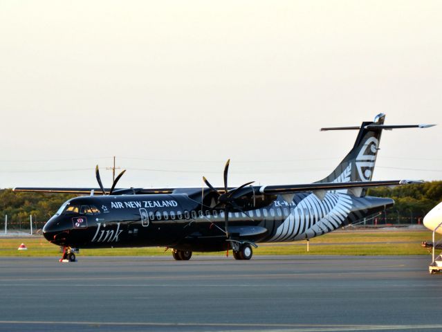 Aerospatiale ATR-72-500 (ZK-MVA) - Night stop in Brisbane on its way to Christchurch