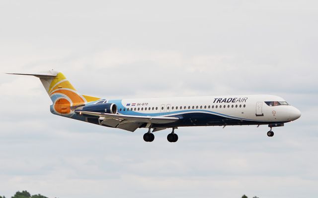 de Havilland Dash 8-400 (9A-BTD) - trade air fokker100 9a-btd landing at shannon from lourdes 6/7/18.