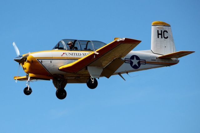 N134HC — - T34 Mentor landing after participating in Veterans Day flight over Lebanon, TN 11/11/11. Thank you for honoring Marines and all vets.