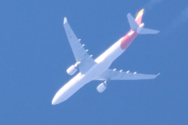 Airbus A330-300 (ECFLFD) - EC-FLFD Airbus A-330-302 Iberia IB6275 De Madrid MAD Vers Chicago ORD. Altitude 11592 Mètres. Vitesse 757 Km/H. Survolant la ville de Lavaltrie QC. Le 11-10-2024 at 13:08