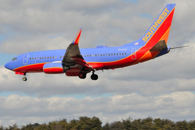 Boeing 737-700 (N740SW) - From March of 2013