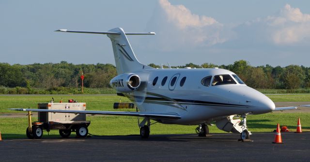 Beechcraft Premier 1 (N451KT) - MORRISTOWN, NEW JERSEY, USA-AUGUST 09, 2018: Seen on the ground at Morristown Municipal Airport was this Beechcraft Premier twin engine jet.