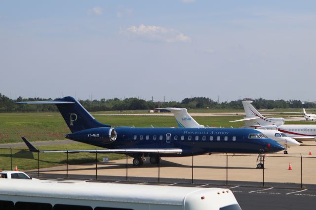 Bombardier Global Express (VT-NAD) - Landed from Prague on May 17th, took off shortly after back to Europe via Nice, France.