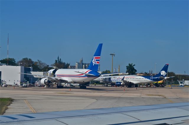 Airbus A330-300 (N743AX) - MERIDA, YUCATAN INTL.  MEXICO