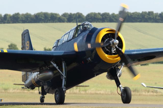 HB-RDG — - Taxiing back to the flightline, after flying display at Duxford.